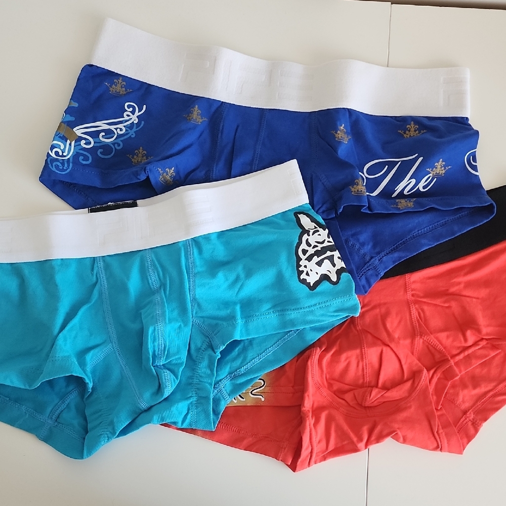 Colorful Men's Boxer Briefs Set